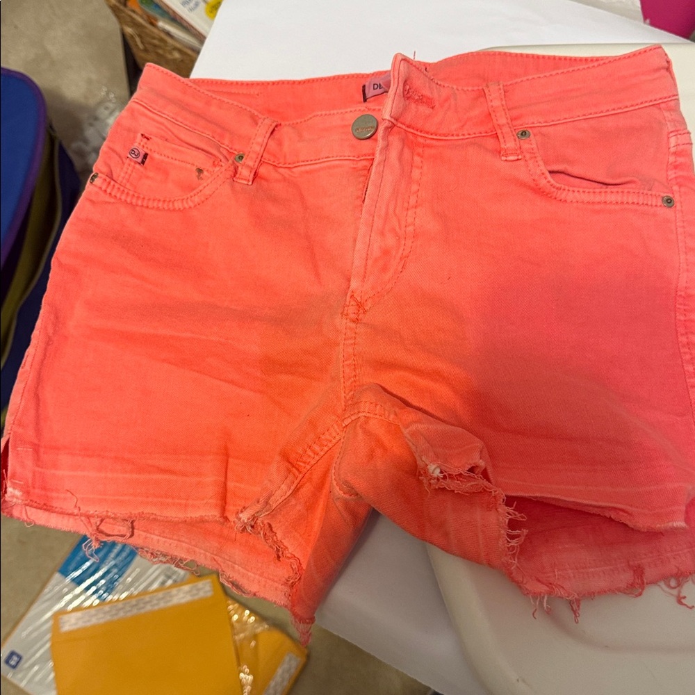 Dear John Coral Denim Shorts